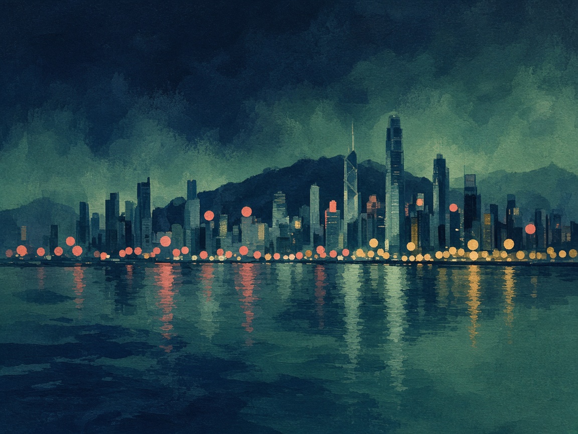 Hong Kong abstract artwork